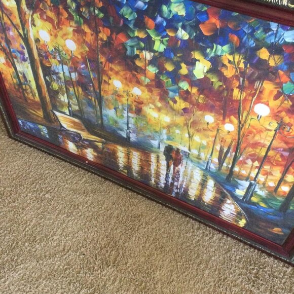 Abstract walking in the rain - Picture 3 of 7